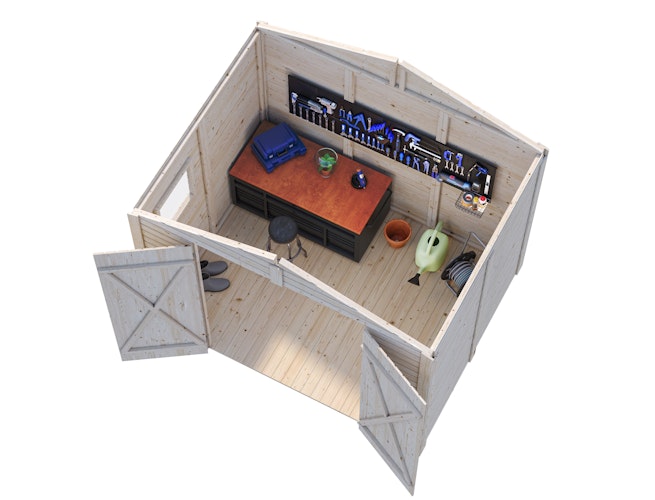 Palmako Gerätehaus Dan 4,5 m² - 16 mm