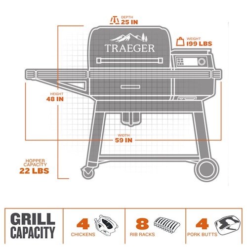 Traeger Pelletgrill IRONWOOD