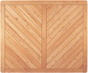 Vorschaubild T&J SKAGEN Sichtschutzzaun Lärche 1800 x 1500 mm