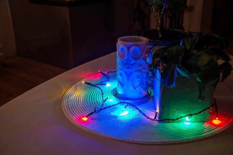 Konstsmide Weihnachtsbeleuchtung  Micro LED Lichterkette 10 bunte Dioden