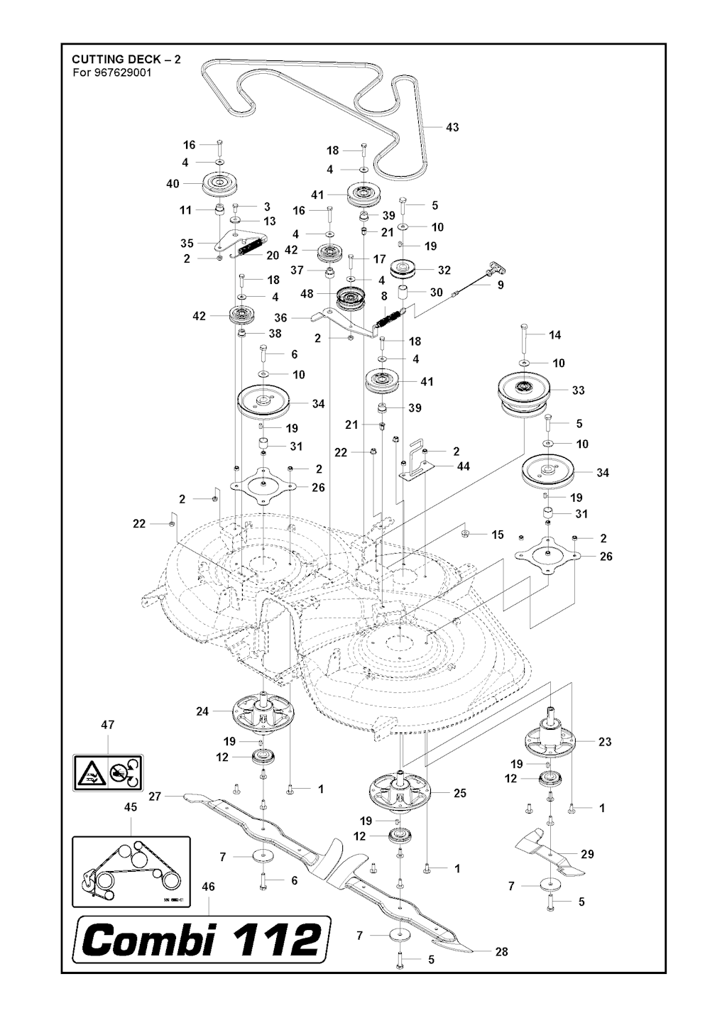 Explosionszeichnung Ersatzteile
