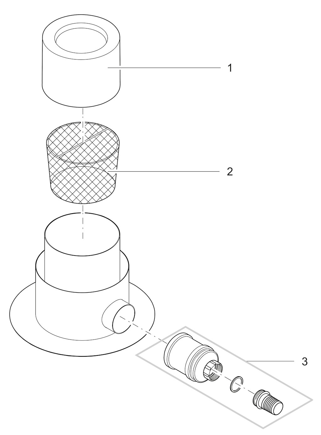 Explosionszeichnung Ersatzteile