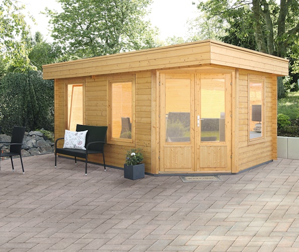 Wolff Finnhaus Gartenhaus 5-Eckhaus Maja 40-B / 1-Raum