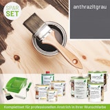 Innen- und Außenanstrich Komplettset für Gartenhäuser bis 5 m² Grundfläche (Deckfarbe)Zubehörbild