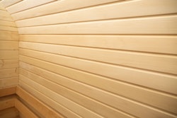 Wolff Finnhaus Innenausstattung Lindenholz für Sauna Luago 2x2