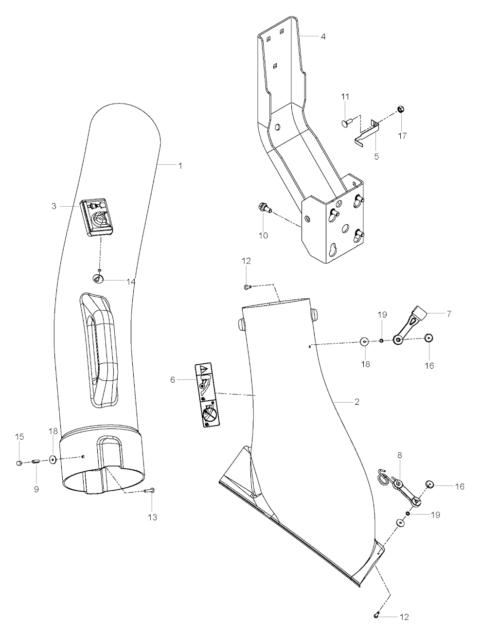 Explosionszeichnung Ersatzteile