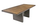 Vorschaubild Garden Pleasure Gartenmöbel Set BRAGA 02, Tisch 220 x 100 + 8 Sessel, Polyrattan / Akazie / Kissen 100 % Polyester