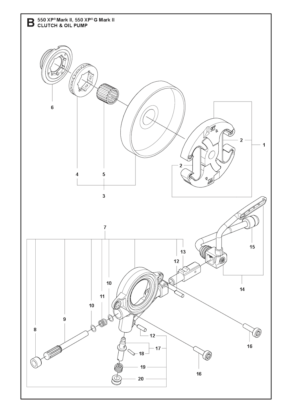 Explosionszeichnung Ersatzteile