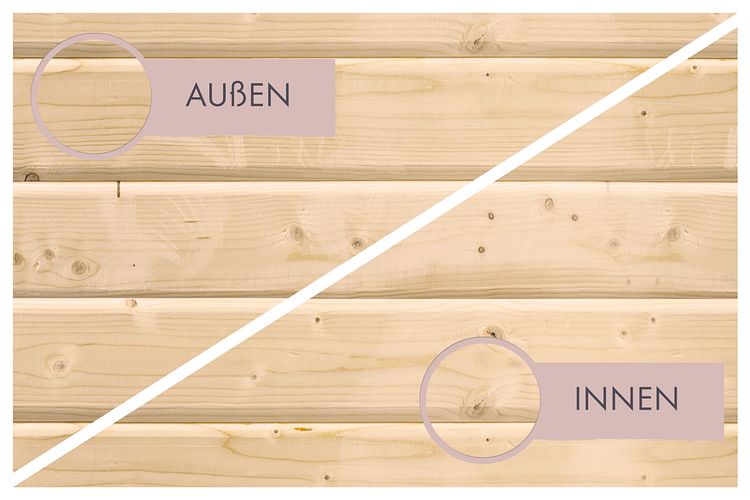 Karibu Sauna Valida  (Eckeinstieg) - 28 mm Massivholz Aktionssauna 230 Volt Plug & Play