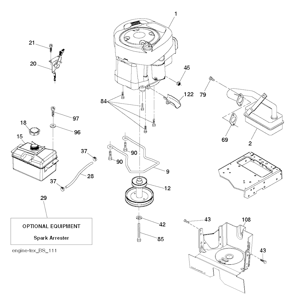 Explosionszeichnung Ersatzteile