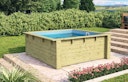 Vorschaubild Karibu Minipool - 220 x 220 cm - kesseldruckimprägniert