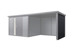 Wolff Finnhaus Seiten-/Rückwand 23 Metall Felsgrau für Terrassenanbau Ulrik & LinneaZubehörbild