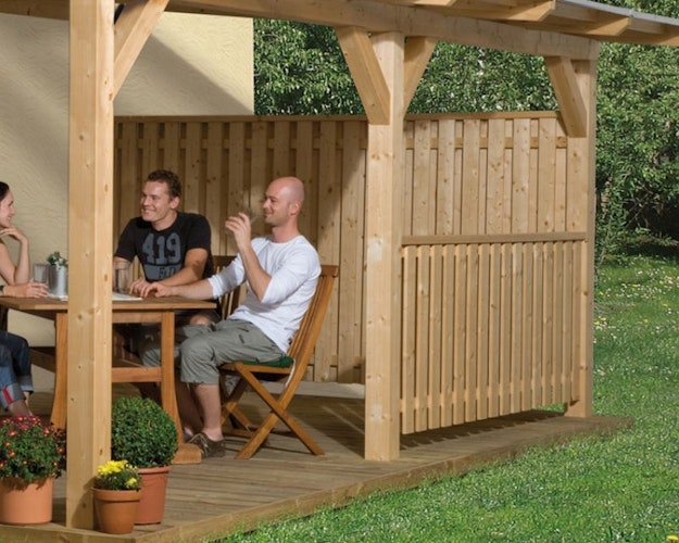 Weka hohe Seitenwand für Terrassenüberdachung 672