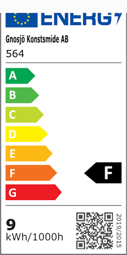 Konstsmide Wandleuchte Vega, lackiertes Aluminium, schwarz (564-750)