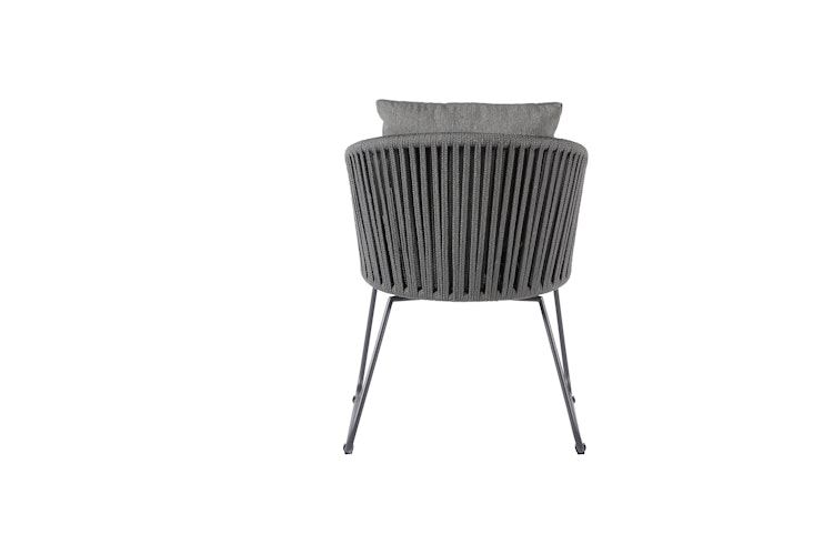 Diamond Garden Stuhl KOS, Edelstahl Dunkelgrau / Rope / Kissen Sunproof (100 % Polypropylen)