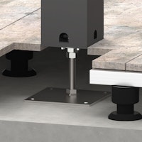 Biohort höhenverstellbare Grundplatte für Pergola (zum Ausgleich von Höhenunterschieden 7–23 cm)