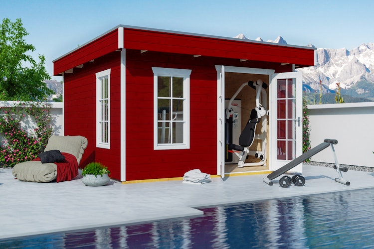 Skan Holz Gartenhaus Breda 1 - 28 mm