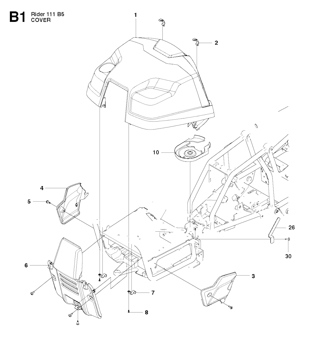 Explosionszeichnung Ersatzteile