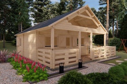 Wolff Finnhaus Ferienhaus Visby 36 - 68 mm