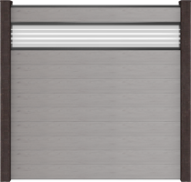 GroJa Solid Stecksystem Bausatz Quadratisch inkl. Glas-Designeinsatz 30cm