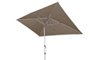 Vorschaubild doppler Mittelmastschirm EXPERT 300 x 200 Auto-Tilt, Aluminium Silber / 100 % Polyester 180 g/m²