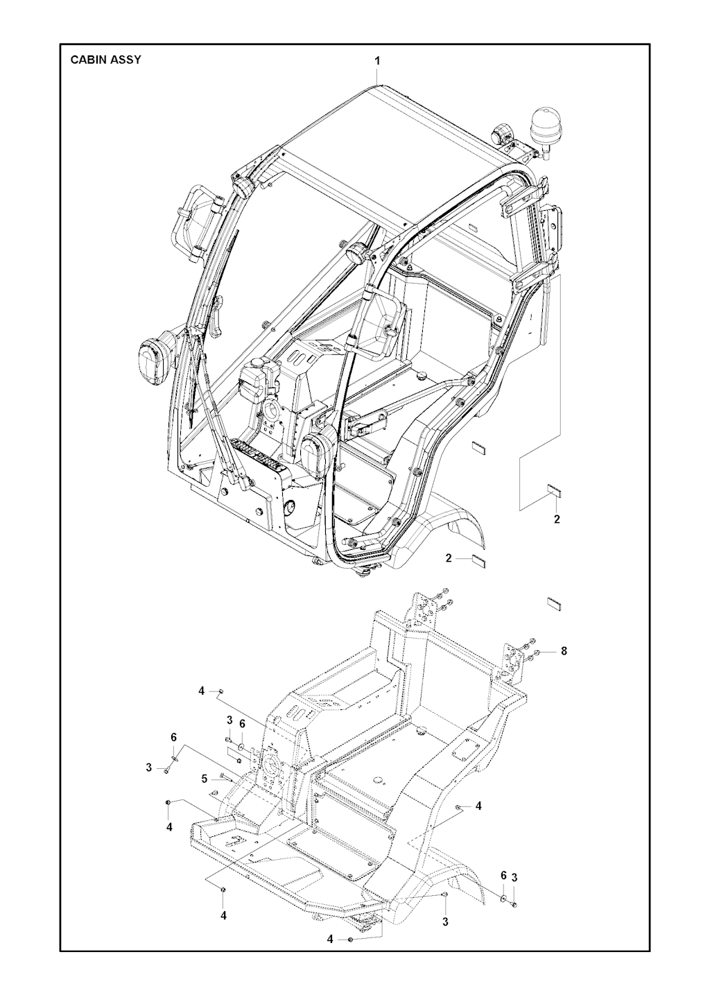 Explosionszeichnung Ersatzteile