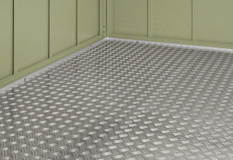 Hörmann Alu-Fußbodenplatte für Kaminholzregal BerryZubehörbild