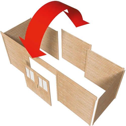 Karibu Geräteraum Doppel 1