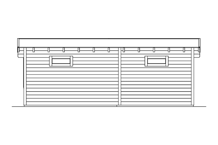 Skan Holz Gartenhaus Arnheim - 45 mm