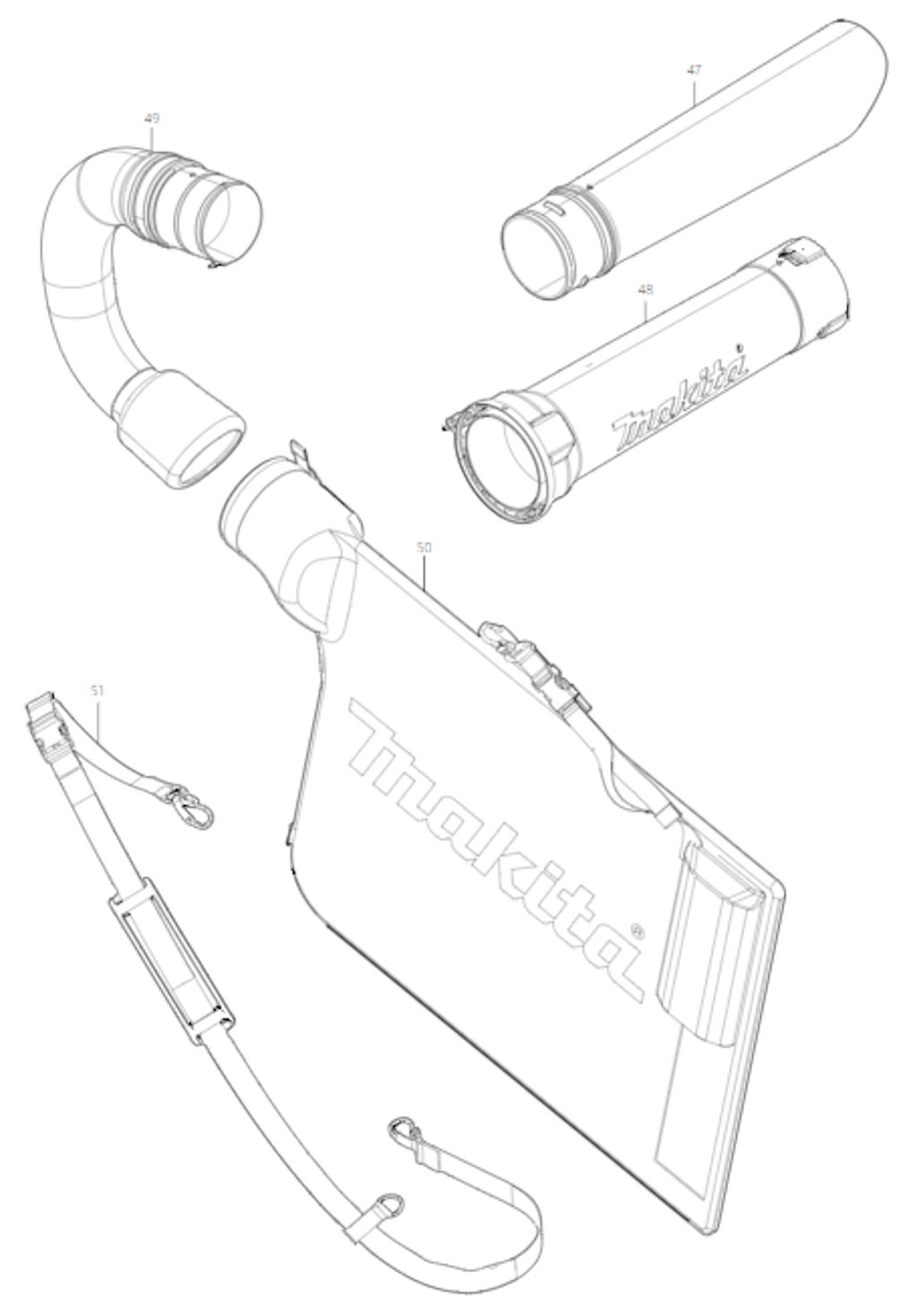 Explosionszeichnung Ersatzteile
