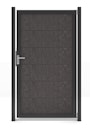 Vorschaubild GroJa Viento Tor 1-flügelig mit Anthrazitrahmen