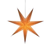 Konstsmide Weihnachtsbeleuchtung  Brauner Papierstern 78cm