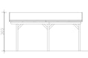 Vorschaubild Skan Holz Fichtelberg - Satteldach Einzelcarport Breite 317 cm