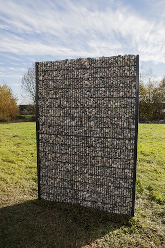 Kraus Gabionen Pfostenset - Seitenelemente - zum Einbetonieren 100mm - Anthrazit - 1540 mm