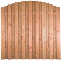 T&J BASENO-Serie Bogen, Douglasie 180 x 180/160 cm Lamellen 14/120 mm, Riegel 20/65 mm