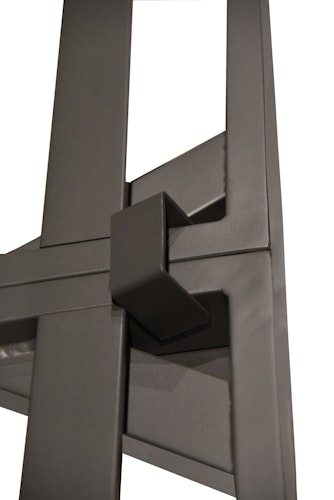 Garden Pleasure Doppelliege DELIA, Aluminium Dunkelgrau / Kissen 100 % Polyester Grau