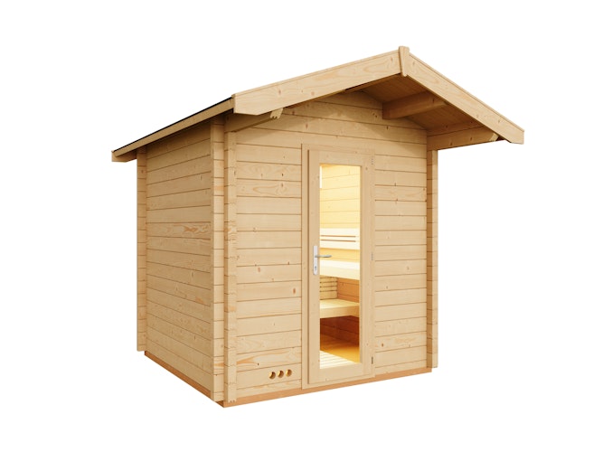 Infraworld Gartensauna Terra 4 - 70 mm