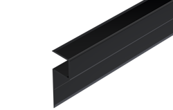 OSMO CEWO-DECK Randabschlussprofil schwarz 25x72x4000