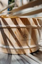 Vorschaubild Liebenstein Sauna Eimer mit Kelle aus Kiefernholz (4L)