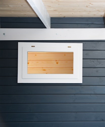 Wolff Finnhaus Einzel-Fenster weiß zum Öffnen 75,5 x 45,5 cm
