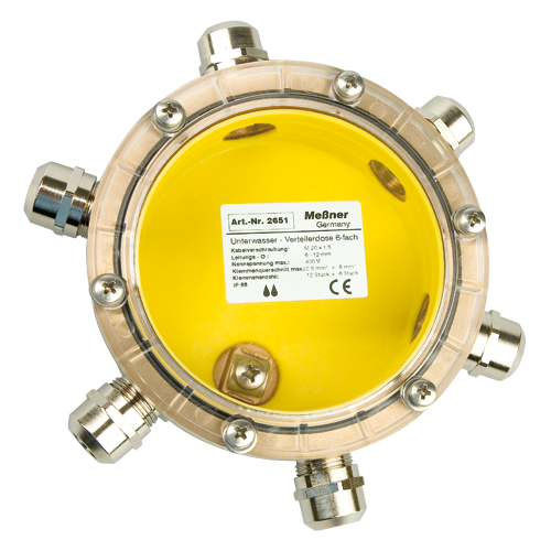 Messner Unterwasser Verteilerdose 6-fach (168/002651)