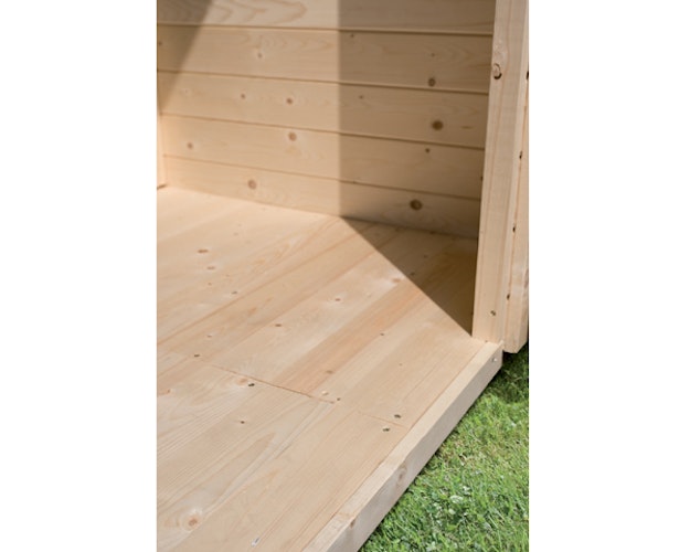 Fußboden zu Karibu 19 mm Gerätehaus Grebenau/Glücksburg 2/3/4