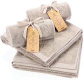 Liebenstein Handtuch Set 2 x Duschtuch 70 x 140 cm & 2 x Handtuch 50 x 100 cm - 550 g/m²Zubehörbild