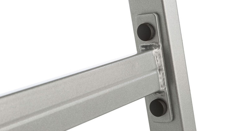 Kettler Hocker BASIC PLUS, Aluminium Silber / Outdoorgewebe Anthrazit