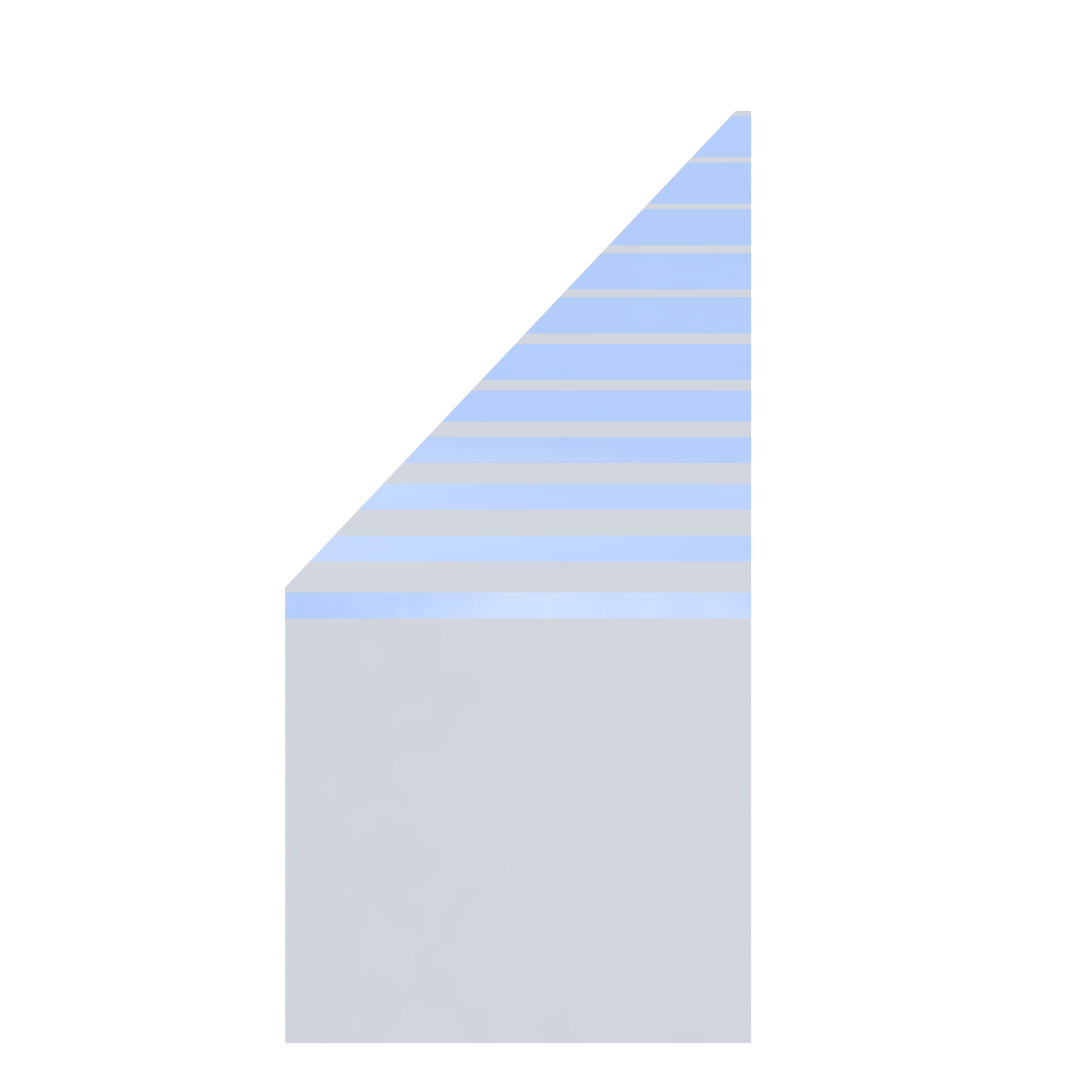 TraumGarten System Glas BETA 900 x 1800/900 mm Anschluss links