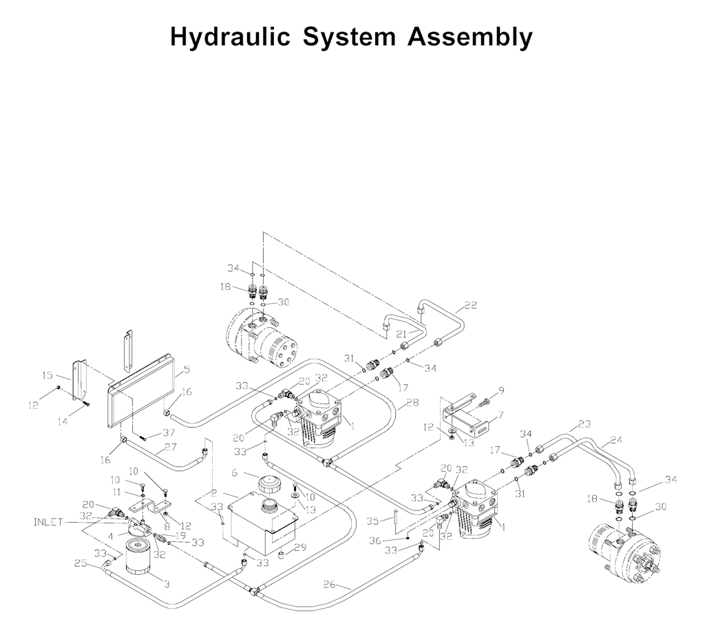 Explosionszeichnung Ersatzteile