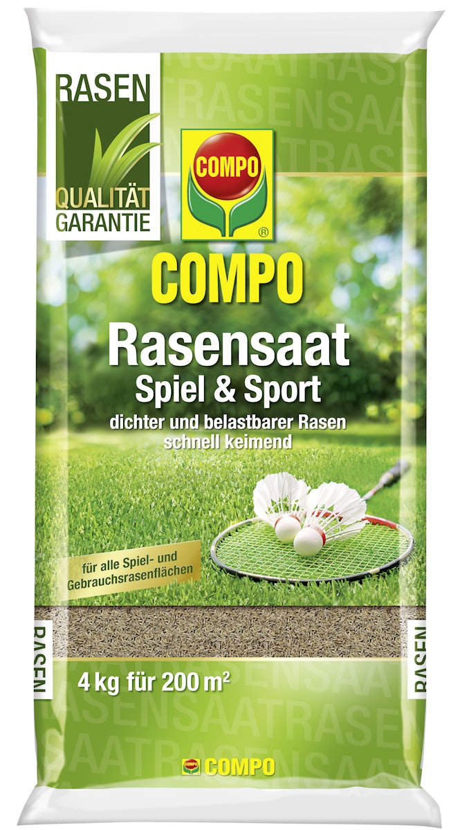 COMPO Rasensaat Spiel und Sport Aktion 4 kg fr 200 m