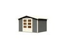 Vorschaubild Karibu Woodfeeling Gartenhaus Amberg 2/3/4/5 terragrau - 19 mm