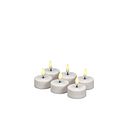 Vorschaubild Konstsmide Weihnachtsbeleuchtung LED Teelichter weiß, warmweiße LED 6er Set