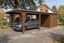 Vorschaubild Skan Holz Emsland - Flachdach Carport aus Leimholz Breite 340 cm